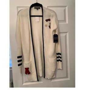 NWT cardigan white color